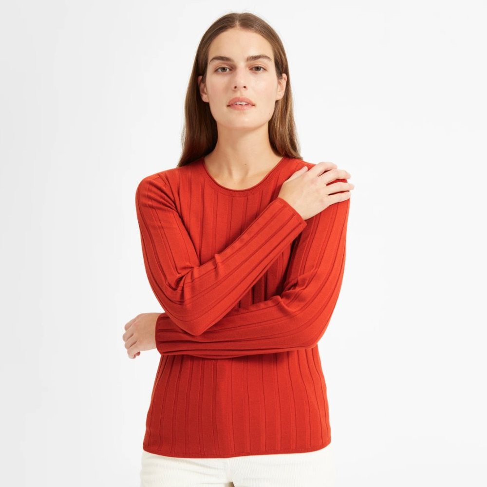 Everlane - The Luxe Wool Rib Crew